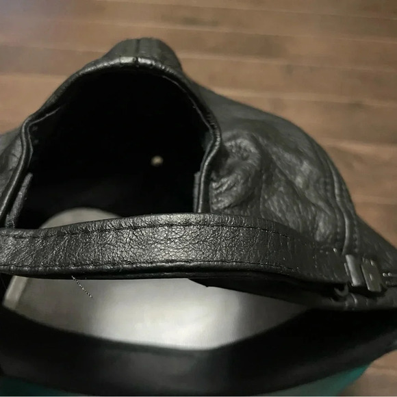 Fountain Tire Goodyear  Blimp Leather Baseball Hat - Picture 2 of 6